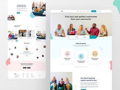 JROE Landing Page UI/UX Design appdesign community landing page design landingpage prototype uiux uiuxdesign uiuxdesigner