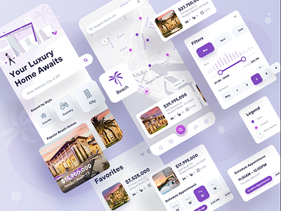 Luxury Home SaaS App UI/UX Design prototype residence saas saas app saas design saas landing page saas website uiux uiuxdesign uiuxdesigner