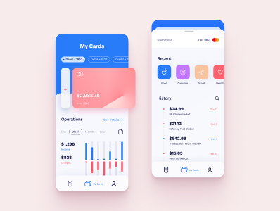 My Cards App UI/UX Design app app design prototype uiux uiuxdesign uiuxdesigner