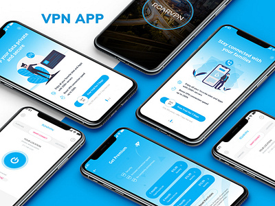 Roar VPN App UI/UX Design