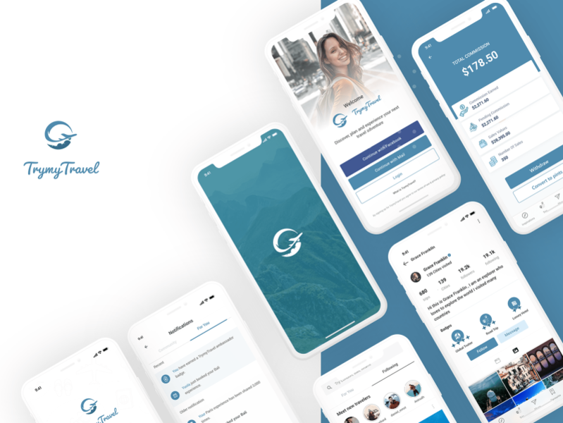 Trymy Travel App Uiux Design By Gulfam Gulfam On Dribbble 