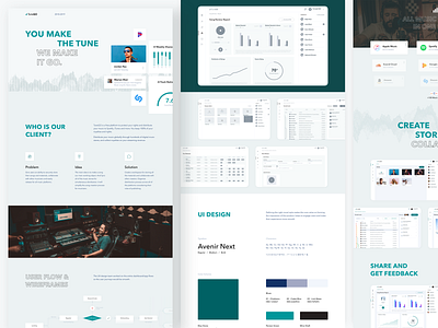 Tune Go Landing Page UI/UX Design