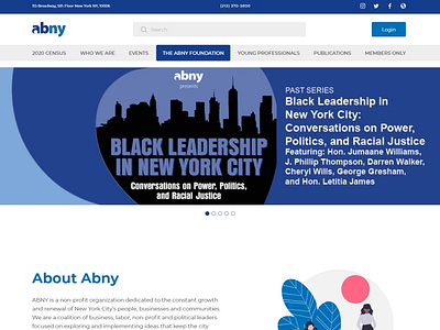 Abny Landing Page UI/UX Design