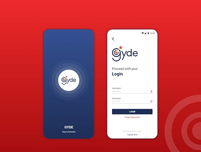 Gyde App UI/UX Design app app design communication uiux uiuxdesign uiuxdesigner