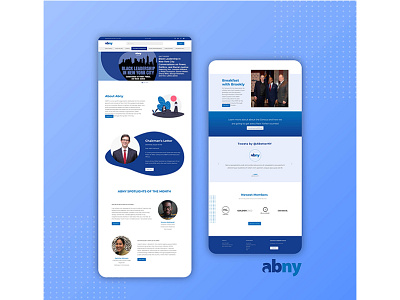 Abny Landing Page UI/UX Design