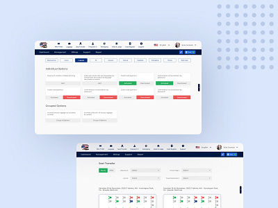 LR Transport Dashboard UI/UX Design