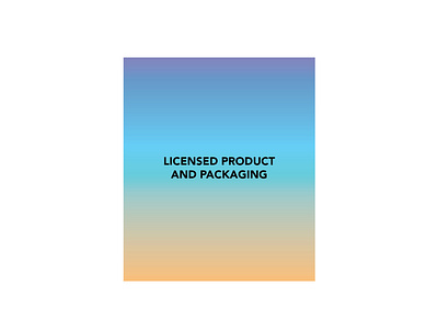 Graphic Design - Licensed Product & Packaging