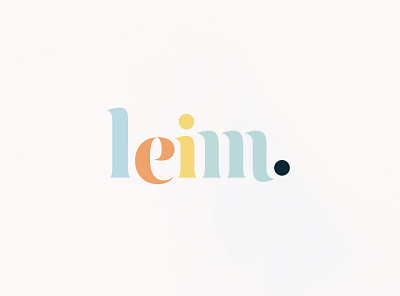 Leim Logo brand brand design design identity logo