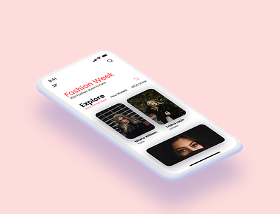 Fashion Week Isocmetric ui ui ux design ui design ui ux uidesign uiux uixdesign ux ux design uxdesign
