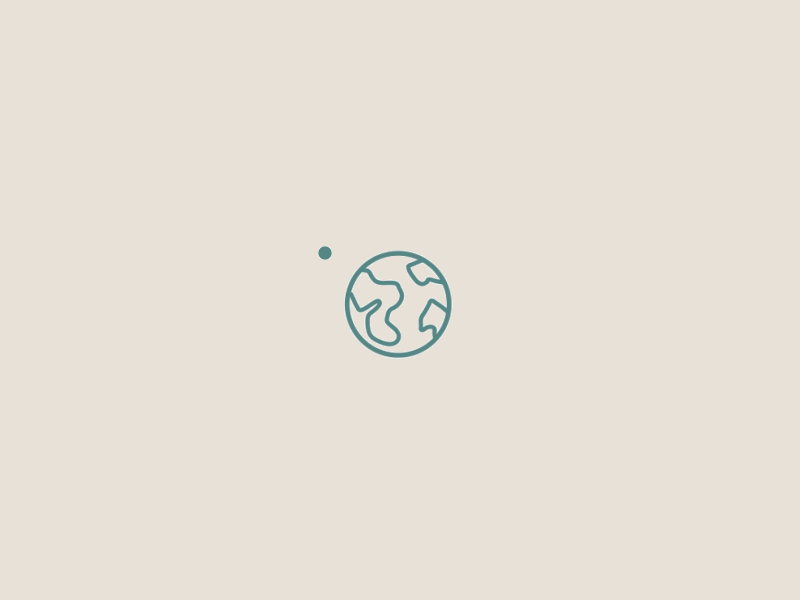 Globe Load Icon animation globe icon loader logo world