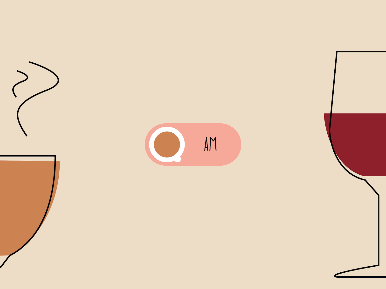 Daily UI 015 coffee daily ui dailyui015 dailyuichallenge wine