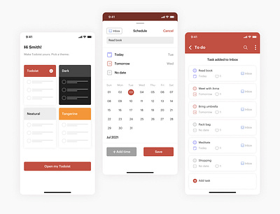 Todoist application (Redesign) application redesign todo todolist uiux