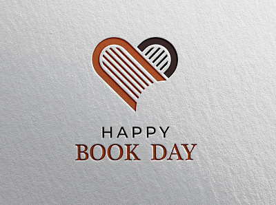 Book Day Logo banner book booklover design logo