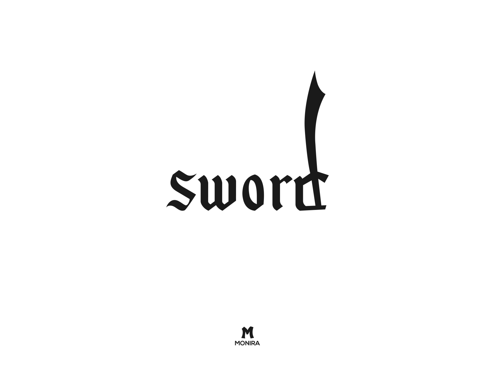 SWORD Text Logo by Monira Akter on Dribbble