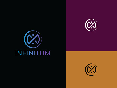 Infinitum Logo ( A clothing brand logo) branding cloth logo creative logo design graphic design infinite infinitum infinitum logo logo text logo