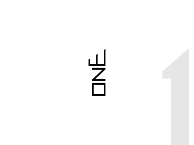 ONE Text Logo