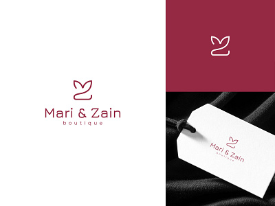 Boutique Logo boutique boutique logo fashion lotus lotus logo m minimal modern z