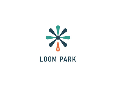 LOOM PARK | FASHION LOGO branding creative logo design fashion fashion logo graphic design illustration knitting logo logo design logo designer loom loom logo minimal logo modern logo soft color soft logo vector