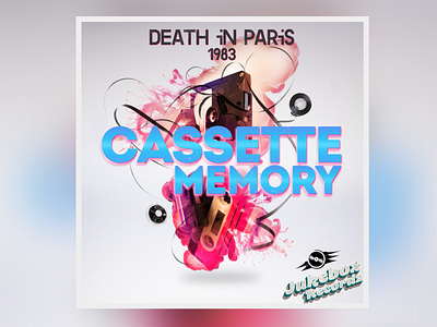 Cassette Memory - Death In Paris - Cover branding cd cover design graphic design illustration