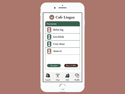 Cafe Lingua - Pay/Buy Coffee Gifts
