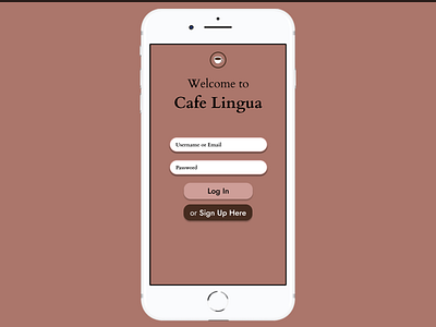 Cafe Lingua - Log In