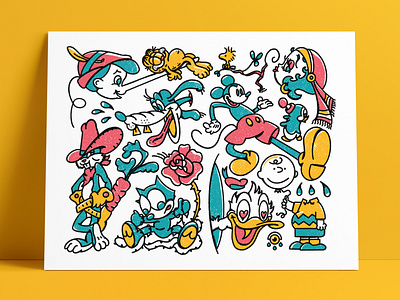 Character Riso Flash Sheet