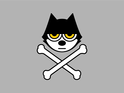 ☠️ MOOD 😾 felix the cat illustration