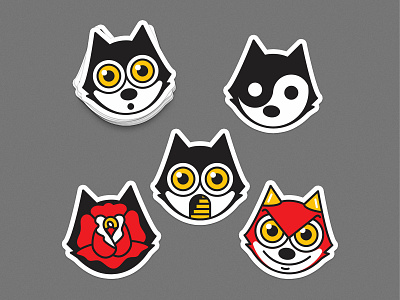 Felix Sticker Packs felix the cat illustration sticker sticker pack stickers
