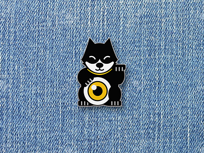 Felix the Lucky Cat - Enamel Pin enamel enamel pin enamelpin felix the cat illustration pin