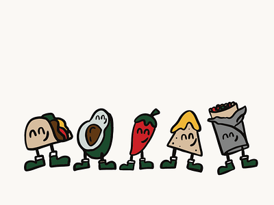 MEXICAN FOOD CHARACTERS