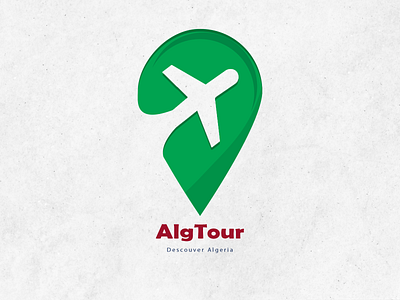 AlgTour Logo design illustration logo logodesign logotype tourism travel