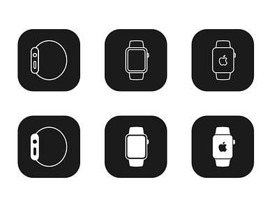 Apple Watch Icons apple watch icons ios iphone watch