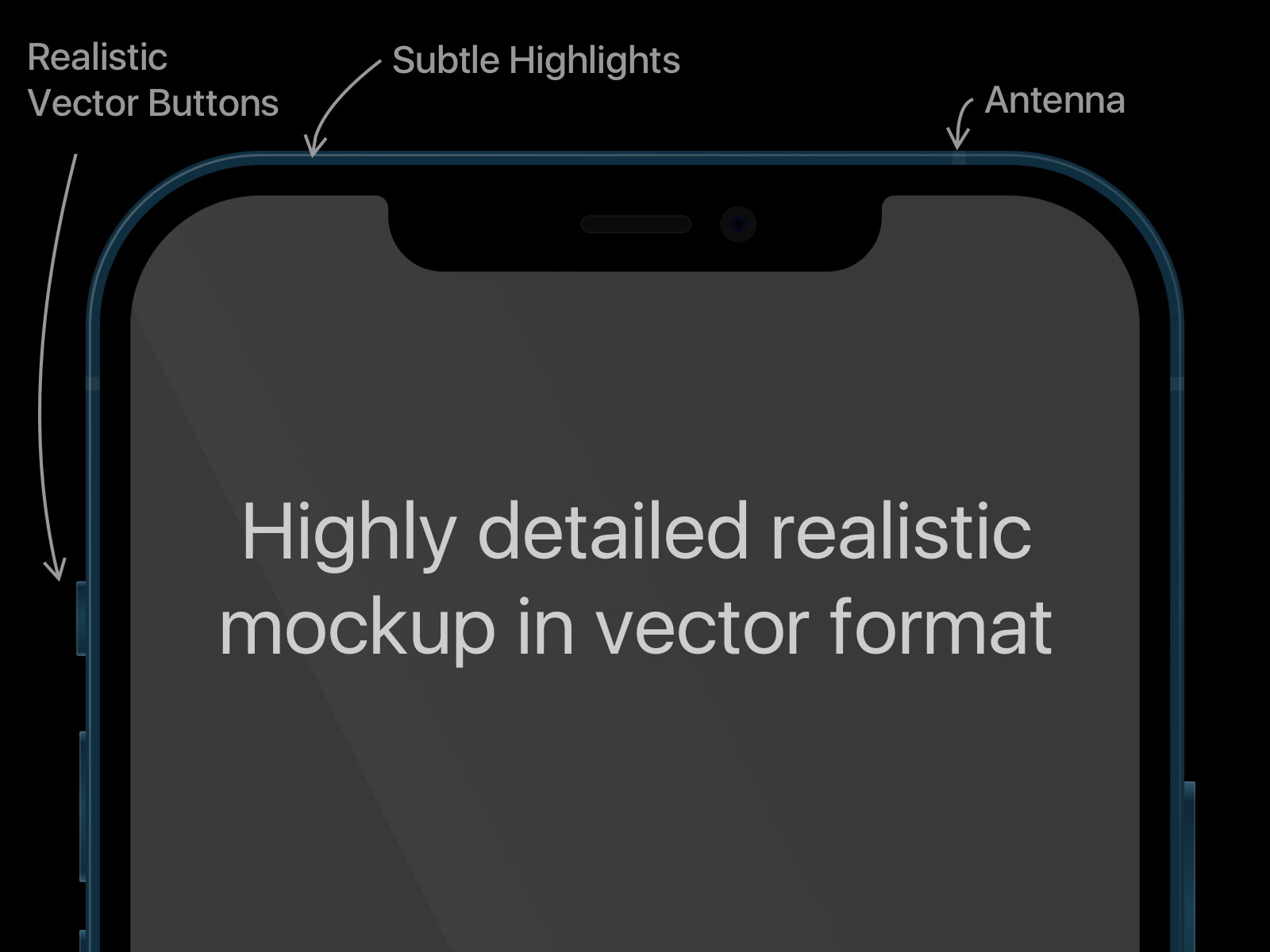 Apple Iphone 12 Pro Max Vector Sketch Mockup Template Free By Min Ming Lo On Dribbble