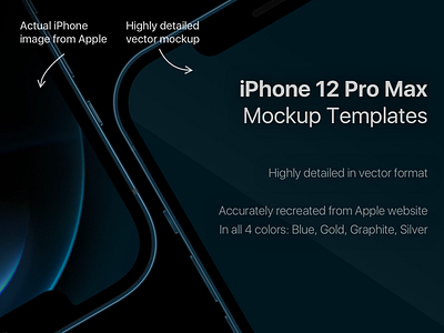 Apple iPhone 12 Pro Max Vector Sketch Mockup Template (Free!) apple design illustrator ios iphone iphone12 mockup sketch template vector