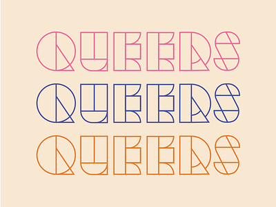 Queer x3 Typography alternate black clean design experiement flat gay icon illustration illustrator lgbt queer type
