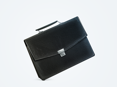 Briefcase black briefcase business case document elegance icon leather richness seam steel