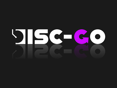 DISC-GO LOGO branding flat illustration logo