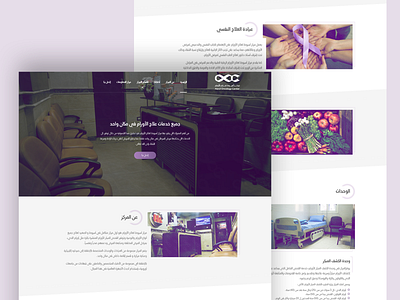 Asyut Oncology Center Website - Shot 1