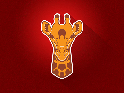 Giraffe Logo branding giraffe illustration logo logotype orange sports team