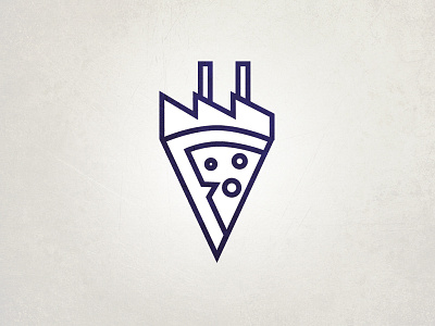 Fabrik Pizza - Logotype ajaccio fabric food identity logo logotype pizza visual