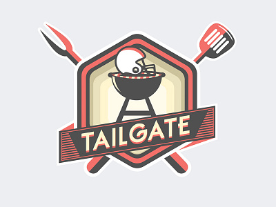 TDA Tailgate - Logotype football helmet illustration logo logotype patch sport tailgate vector