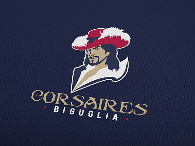 CORSAIRES logo concept branding corsaires design logo logotype sport sports