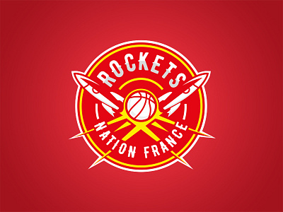 Logotype - Rockets Nation France houston rockets logo rocket logo sport logotype nba rockets