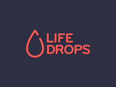 App logo concept app bank blood donation drop ios