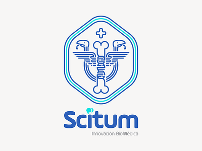 Scitum BioMedical Innovation badges biomedical inovation branding education icon mexico monterrey science scitum