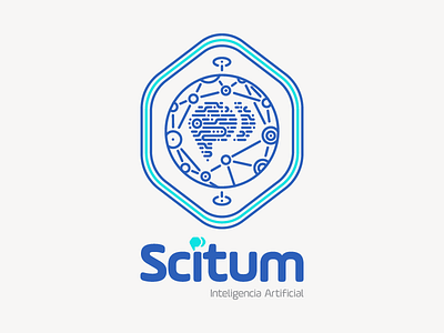 Scitum Artificial Inteligence artificial inteligence badges branding education icon mexico monterrey science scitum