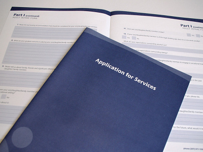 Spruwink Application application branding collateral corporate design forms