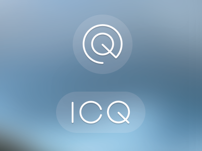 Imaginary Rebranding agent fake icq identity light logo logotype