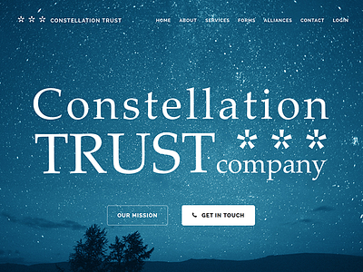 CTC clean financial layout minimal ux website