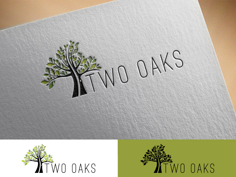 Two Oaks Fund Identity by Blu Giant on Dribbble